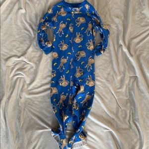 Carter’s 2T monkey and banana footie PJ